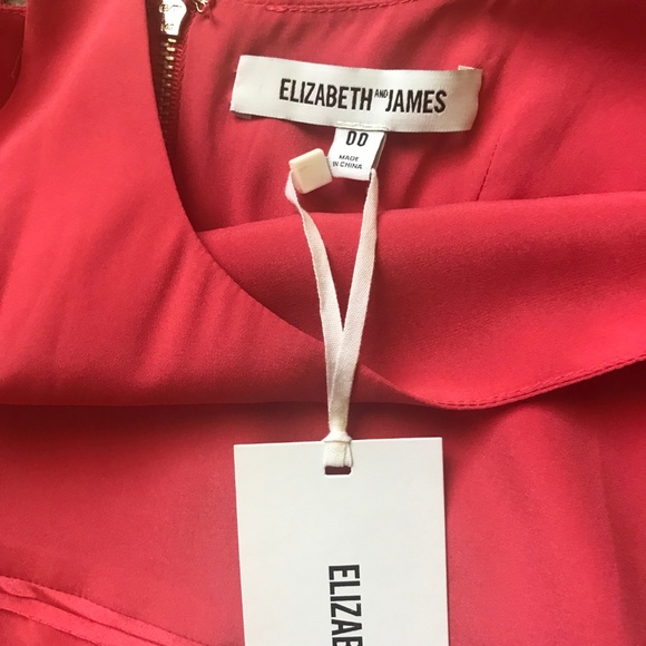 ELIZABETH AND JAMES STRETCH SILK DRESS - NWT - Picture 5 of 8